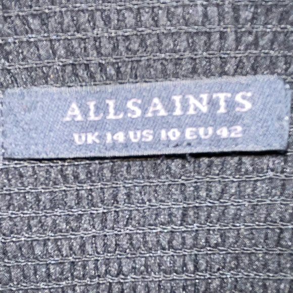 ALLSAINTS metallic minidress - Picture 3 of 5